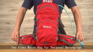 Ubon Hydration Backpack with 2L Water Bladder for Running Cycling Hiking Camping Reviews