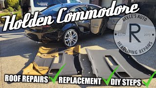 Headliner INSTALL on a Holden VE VF WM Sedan (DVD STYLE)