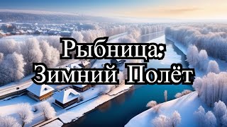 Рыбница зимой с высоты птичьего полёта