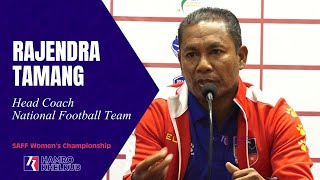 नेपालका प्रशिक्षक राजेन्द्र तामाङ | Nepal Coach Rajendra Tamang | SAFF Women's C'ship 2024