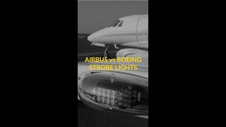 AIRBUS vs BOEING Strobe lights! HOW TO TELL THE DIFFERENCE? #shorts