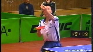 Tischtennis Bundesliga: Chen Hongyu Torben Wosik vs Timo Boll Zoltan Fejer Konnerth  May 2000