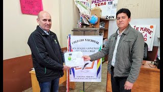 Donación de Proyector al Colegio Nacional  San Roque González de Santa Cruz