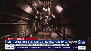 DOD OIG release evaluation report on Red Hill fuel spill