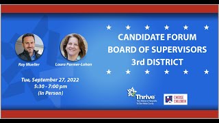 Candidate Forum: Board of Supervisors, 3rd District