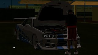 [SHERE] NISSAN SKYLINE R34 TWIN TURBO V2 GTA SA ANDROID