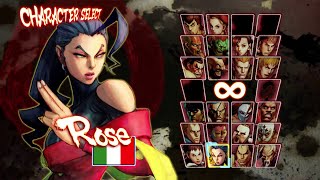 Street Fighter IV - Rose Arcade Mode