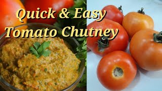 Tomato Sesame Seeds Chutney | Best Chutney For Rice, Idli & Dosa | Tomato Nuvvula Pachadi / Chutney