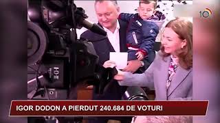 Igor Dodon a pierdut peste 200 de mii de voturi în ultimii 4 ani