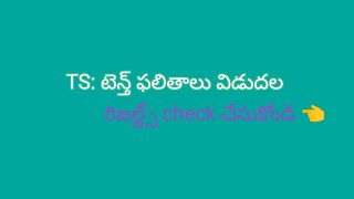 TS: టెన్త్ ఫలితాలు విడుదల