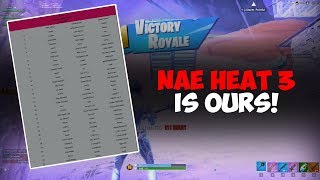 NAE Heat 3 is OURS 😈