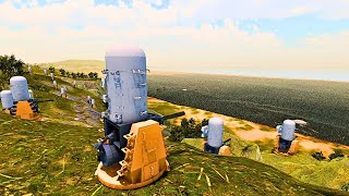 200 Phalanx Ciws Gold Beach Defense VS 3,000,000 Undead Skeleton Warriors | Battle Simulator 2