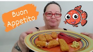 MUKBANG: BASTONCINI DI PESCE E PEPERONI (la dieta ?)