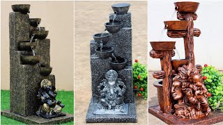 Cement Crafts - Awesome 3 Lord Ganesha Indoor Strongest Water Fountains | Ganesh Chaturthi Special