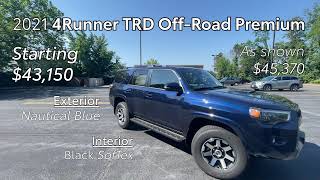 2021 4Runner TRD Off Road Premium Walkaround