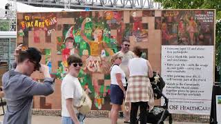 Peoria Art Guild Fine Art Fair 2023 Community Mural Time Lapse