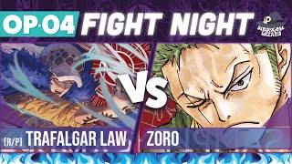 R/P Trafalgar Law vs Zoro : One Piece Card Game : OP04 Match