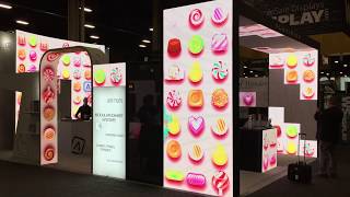 Exhibitor Live LED Tiles Video Walls