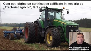 Tractorist agricol-cum să obții un certificat fără curs