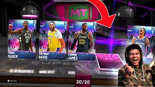 800K DARK MATTER LEBRON ANTHONY DAVIS & THON MAKER FAN FAVORITE PACK OPENING NBA 2K21 MYTEAM