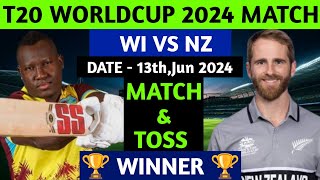 WI vs NZ | T20 World Cup 2024 | 26th Match Prediction 13th June | West Indies vs Newzealand |