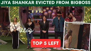 JIYA SHANKAR EVICTED FROM #BIGBOSS TOP 5 LEFT NOW