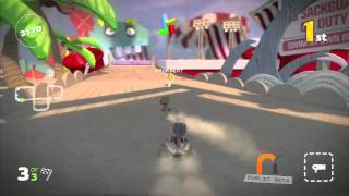 LittleBigPlanet Karting Race Gameplay Clip (PlayStation 3)