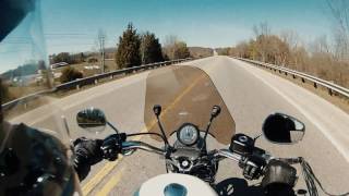 Riding the Harley XL883L Superlow