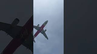 AirAsia a320 takeoff at Phuket airport #planespotting #aviation