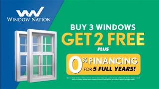 Window Nation has Helped Over 65,000 Homeowners | Buy 3 Windows, Get 2 Free