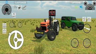 indian vehicles simulator 3d 😎 Modified thar roxx and tractor ‼️ indian vehicles new update