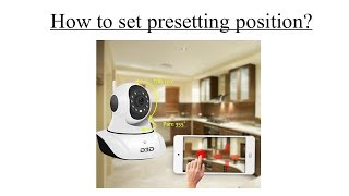 How to use preset option in D3D wireless IP camera Model:- D8810, D8801, D8809 & D8862