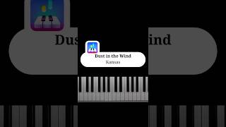 Kansas - Dust in the Wind - Easy Piano Tutorial 🎶