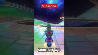 Every Shortcut on Wii Rainbow Road #mariokart8deluxe #shorts