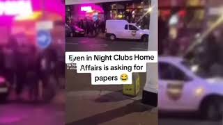 Raids at night clubs and bouncers fled!