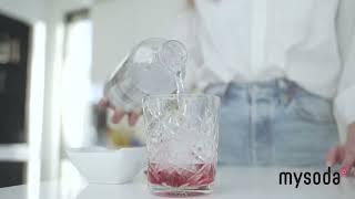 How to make sparkling beverage with drink mix and a Mysoda. RIBI Malta