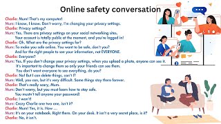 (6) LUYỆN NGHE NÓI TIẾNG ANH - Online safety conversation  - Let's study with Mây