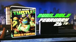 Tmnt Rise of the Turtles DVD TV Spot