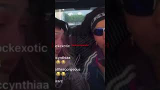 CHRISEAN ROCK & JAIDYNAXLEXXIS LINKS UP TO PRANK BLUEFACE 😲☕️👀 #shorts #trending #viralvideo #live