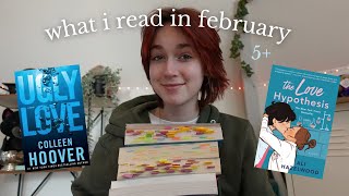 what i read in february! (mostly booktok books..)