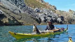 Spanish Man Quits Job To Kayak Around The Mediterranean With A Dog