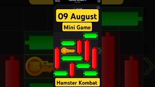 Hamster Kombat Mini Game 09 August Complete & Collection Withdrawal Key