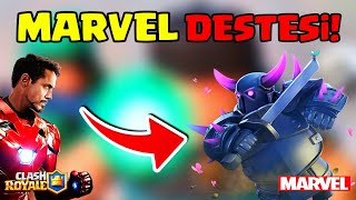 MARVEL KARAKTERLERİYLE CLASH ROYALE OYNAMAK! 😱