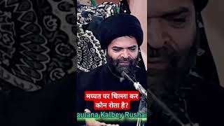 Maiyyat Par Chilla Kar Kaun Rota Hai |Majlis Clip Maulana Syed Kalbe Rushaid Rizvi Delhi |King Abbas