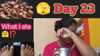 💥 Day 23 | ஒரு நேரம் சாப்ட்டா போதுமா ⁉️ What i ate in a day 🫣 Daily Weightloss Update