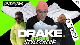 AK26 DRAKE SHOES   Stylecheck x Giaj interjú a forgatáson 🔥👟 Drake cipője  unboxing 🥶