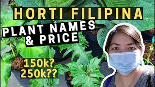 HORTI FILIPINA TOUR 🍀 with Plant Names & Price | RARE PLANTS in the Philippines