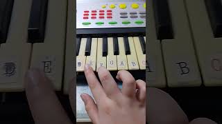 How to play London Bridge Is Falling Down in Piano, Easy Tutorial #piano #tutorial #easy