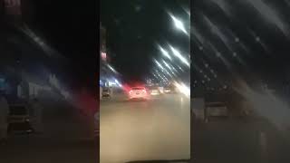 university road Peshawar night time drive