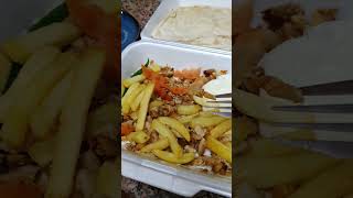 Arabic plate shawarma💕  #shortsfeed #viral #youtube #trending #viralshort #shortsvideo #shawarma